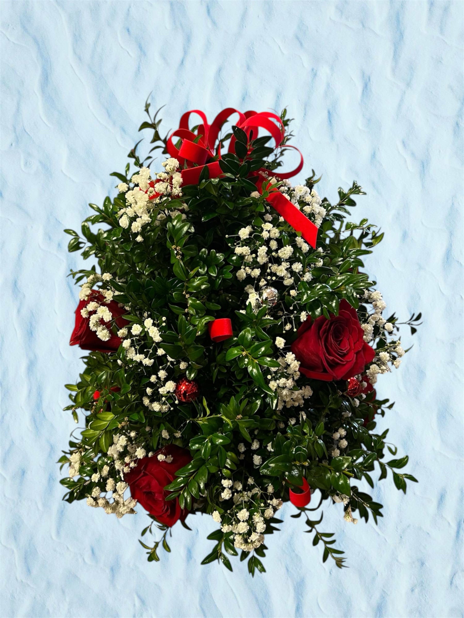 Yuletide Blessings Boxwood Christmas tree