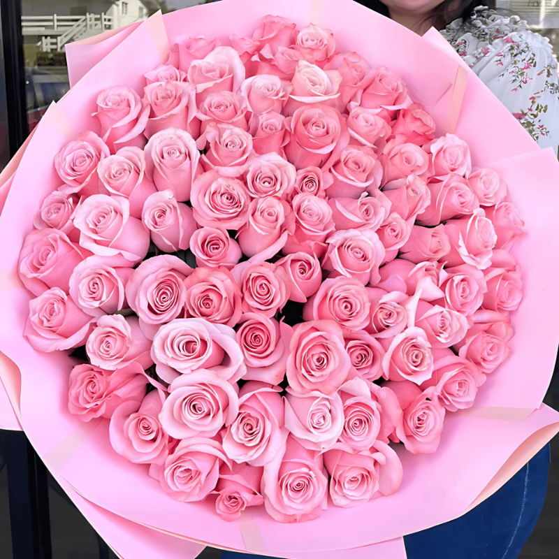 Pink Rose Bouquet