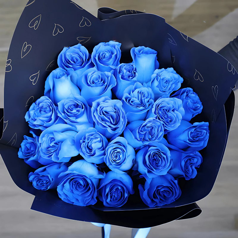 Blue Rose Bouquet