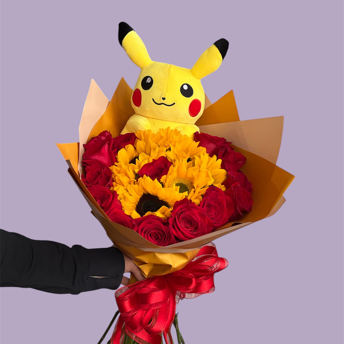 pokemon card bouquet flowers Pikachu Bouquet